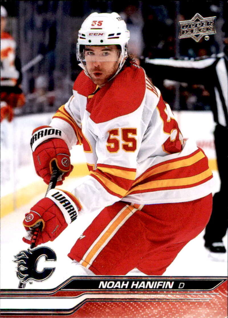 2023-24 Upper Deck Hockey #28 Noah Hanifin Calgary Flames Image 1