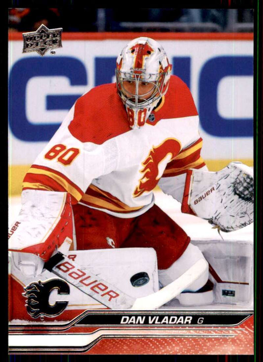 2023-24 Upper Deck Hockey #29 Dan Vladar  Calgary Flames  Image 1