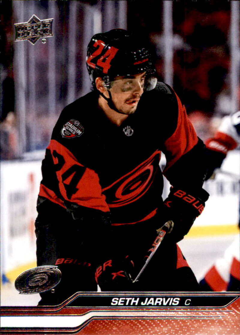2023-24 Upper Deck Hockey #31 Seth Jarvis Carolina Hurricanes Image 1