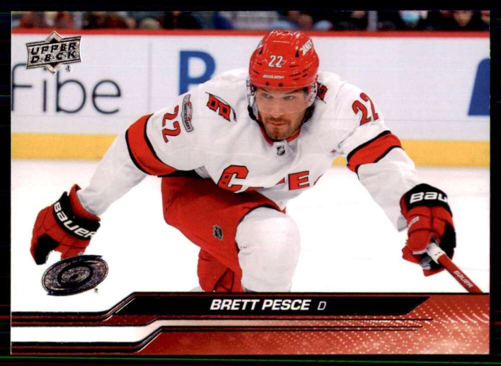 2023-24 Upper Deck Hockey #34 Brett Pesce Carolina Hurricanes Image 1