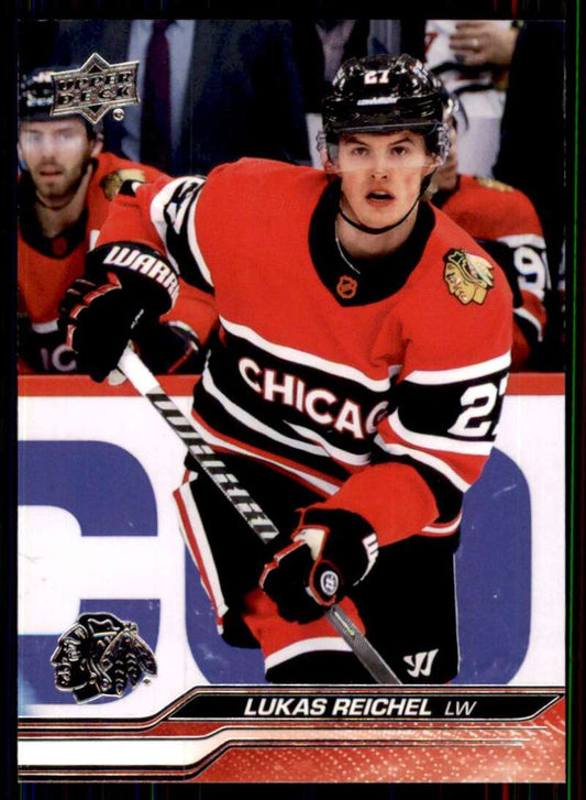 2023-24 Upper Deck Hockey #36 Lukas Reichel  Chicago Blackhawks  Image 1