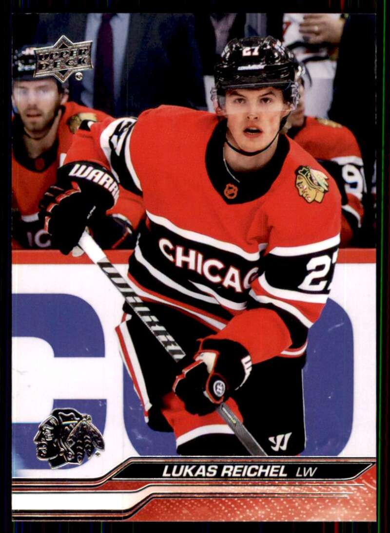 2023-24 Upper Deck Hockey #36 Lukas Reichel Chicago Blackhawks Image 1