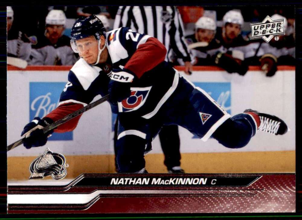 2023-24 Upper Deck Hockey #42 Nathan MacKinnon Colorado Avalanche Image 1