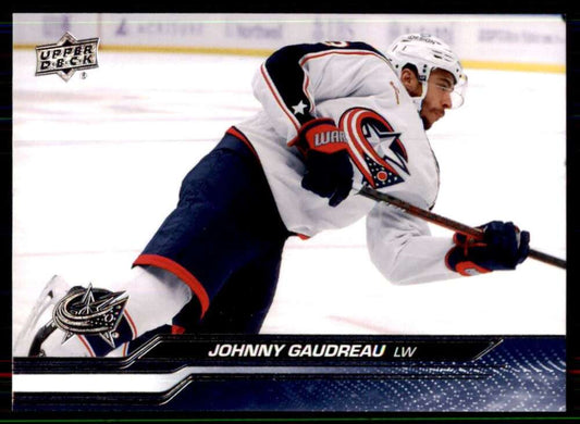 2023-24 Upper Deck Hockey #48 Johnny Gaudreau  Columbus Blue Jackets  Image 1