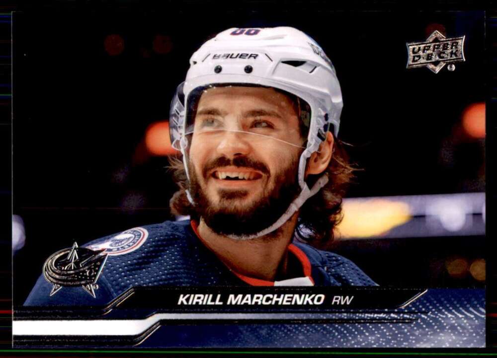 2023-24 Upper Deck Hockey #49 Kirill Marchenko Columbus Blue Jackets Image 1