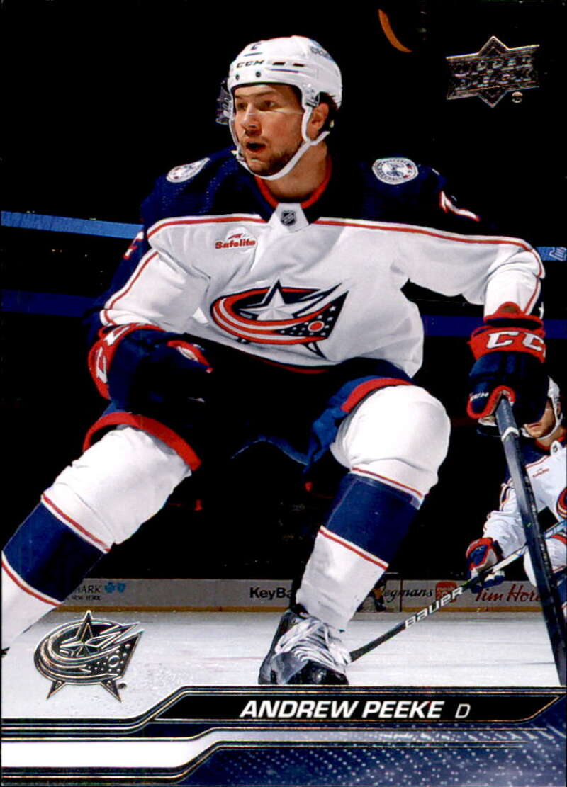 2023-24 Upper Deck Hockey #51 Andrew Peeke Columbus Blue Jackets Image 1