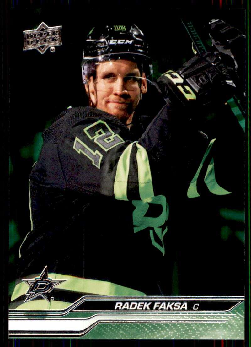 2023-24 Upper Deck Hockey #59 Radek Faksa Dallas Stars Image 1