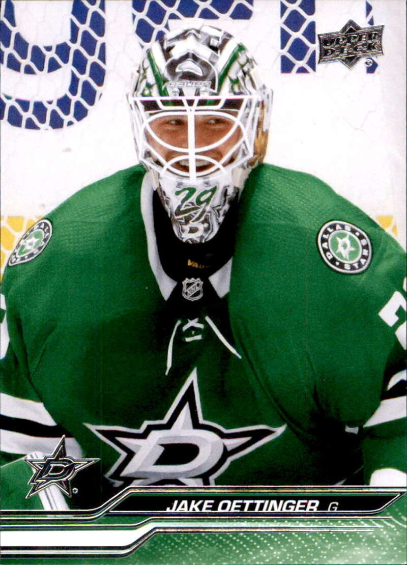 2023-24 Upper Deck Hockey #60 Jake Oettinger Dallas Stars Image 1