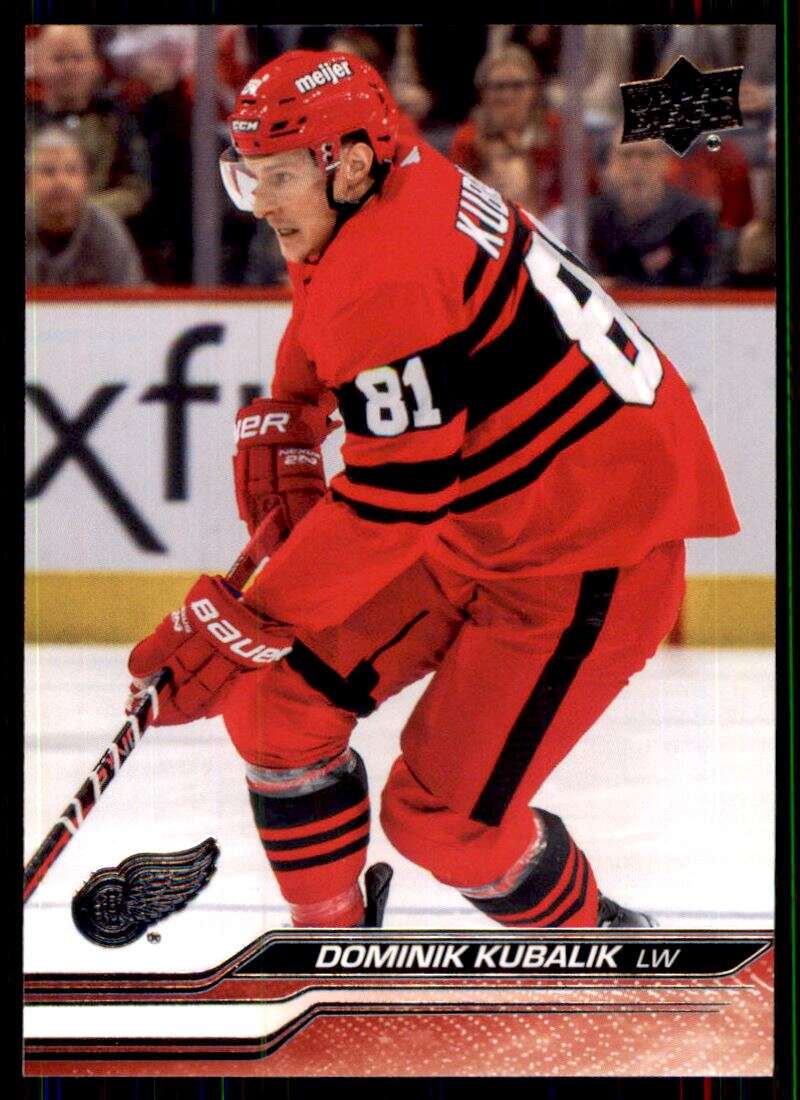 2023-24 Upper Deck Hockey #61 Dominik Kubalik Detroit Red Wings Image 1