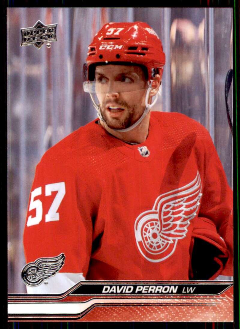 2023-24 Upper Deck Hockey #62 David Perron Detroit Red Wings Image 1