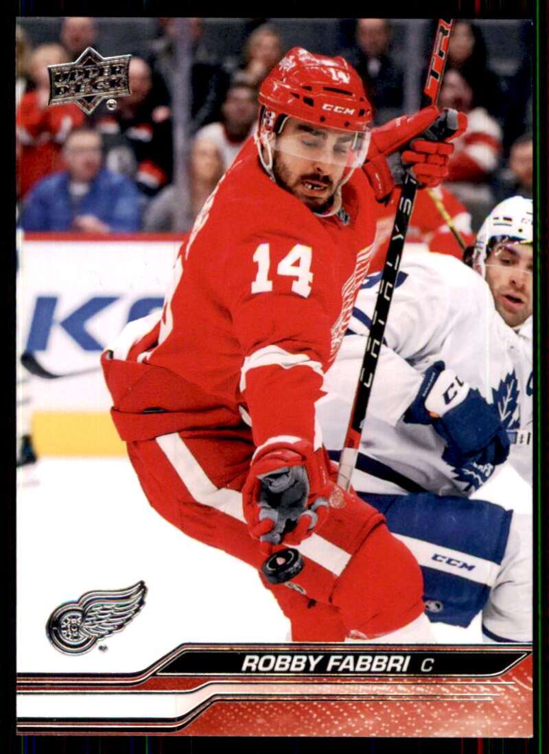2023-24 Upper Deck Hockey #66 Robby Fabbri Detroit Red Wings Image 1