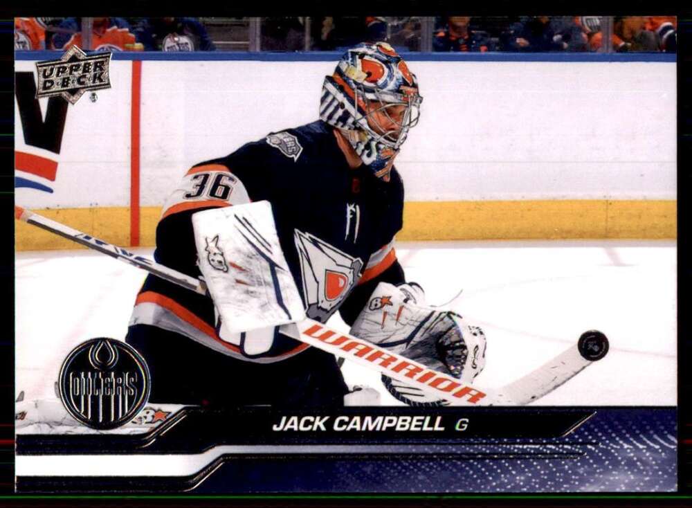 2023-24 Upper Deck Hockey #72 Jack Campbell Edmonton Oilers Image 1
