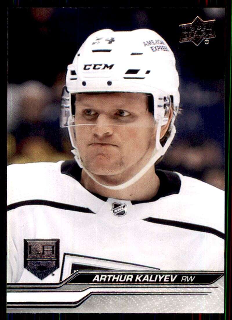 2023-24 Upper Deck Hockey #85 Arthur Kaliyev Los Angeles Kings Image 1