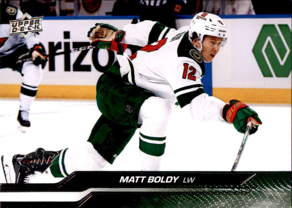 2023-24 Upper Deck Hockey #89 Matt Boldy Minnesota Wild Image 1