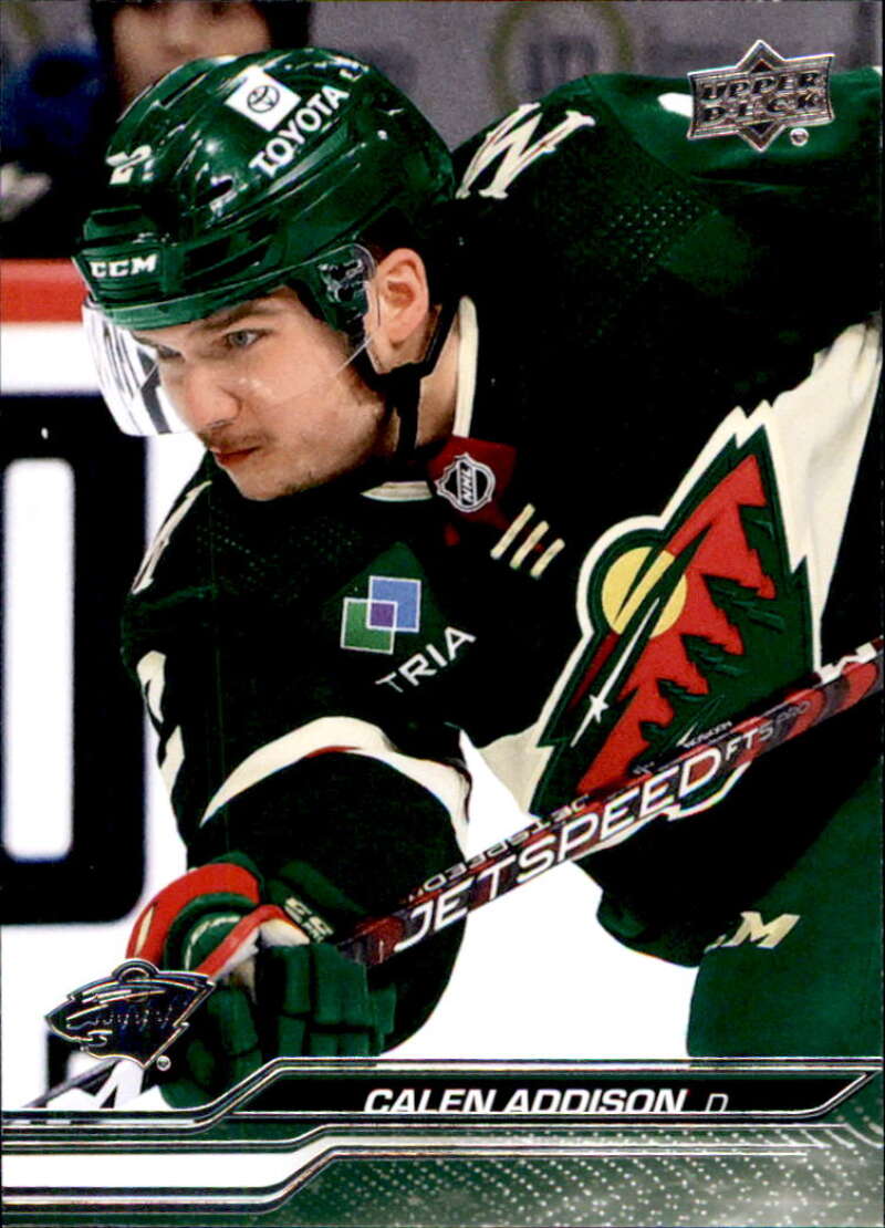 2023-24 Upper Deck Hockey #92 Calen Addison Minnesota Wild Image 1