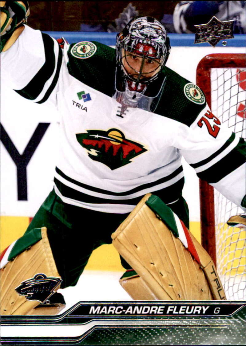 2023-24 Upper Deck Hockey #93 Marc-Andre Fleury Minnesota Wild Image 1