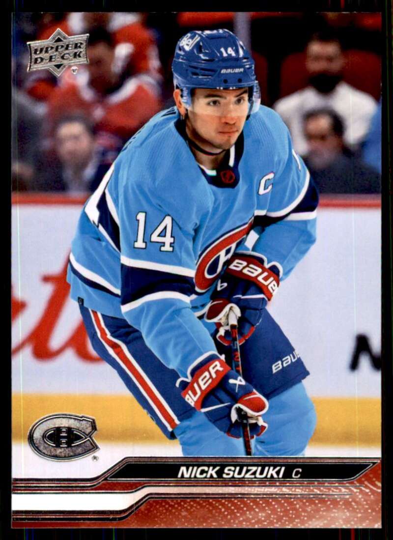 2023-24 Upper Deck Hockey #94 Nick Suzuki Montreal Canadiens Image 1