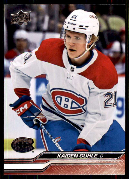 2023-24 Upper Deck Hockey #97 Kaiden Guhle  Montreal Canadiens  Image 1