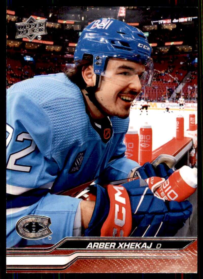 2023-24 Upper Deck Hockey #100 Arber Xhekaj Montreal Canadiens Image 1