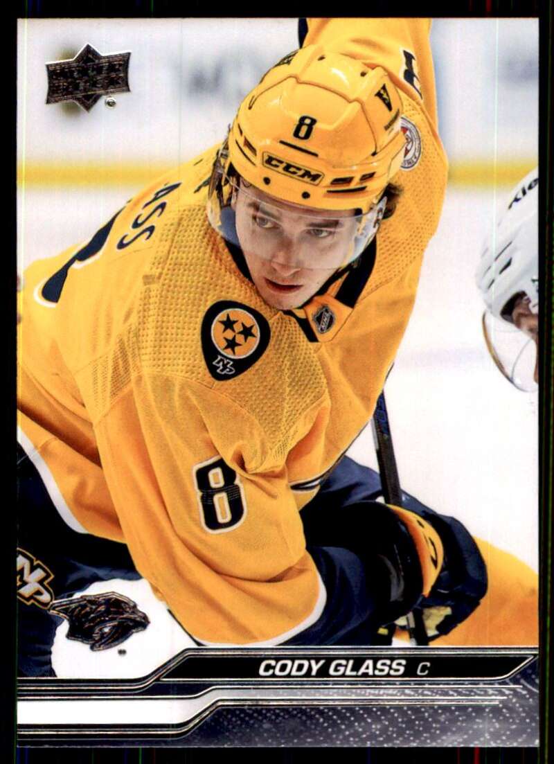 2023-24 Upper Deck Hockey #101 Cody Glass Nashville Predators Image 1