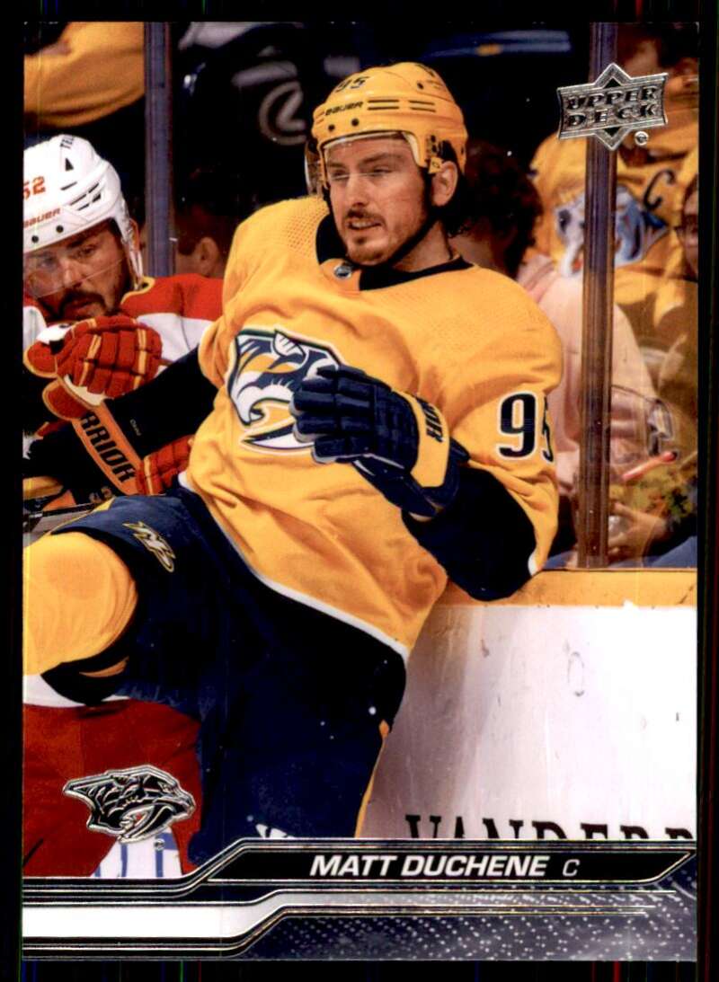 2023-24 Upper Deck Hockey #102 Matt Duchene Nashville Predators Image 1