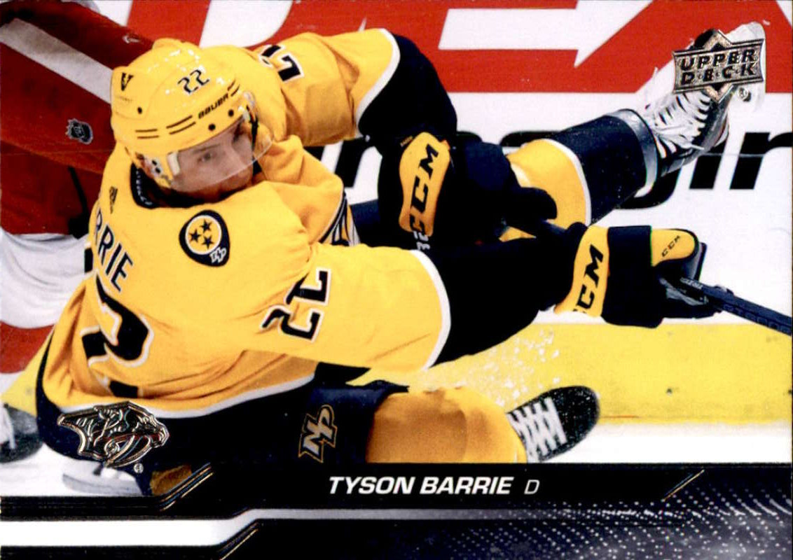 2023-24 Upper Deck Hockey #104 Tyson Barrie Nashville Predators Image 1