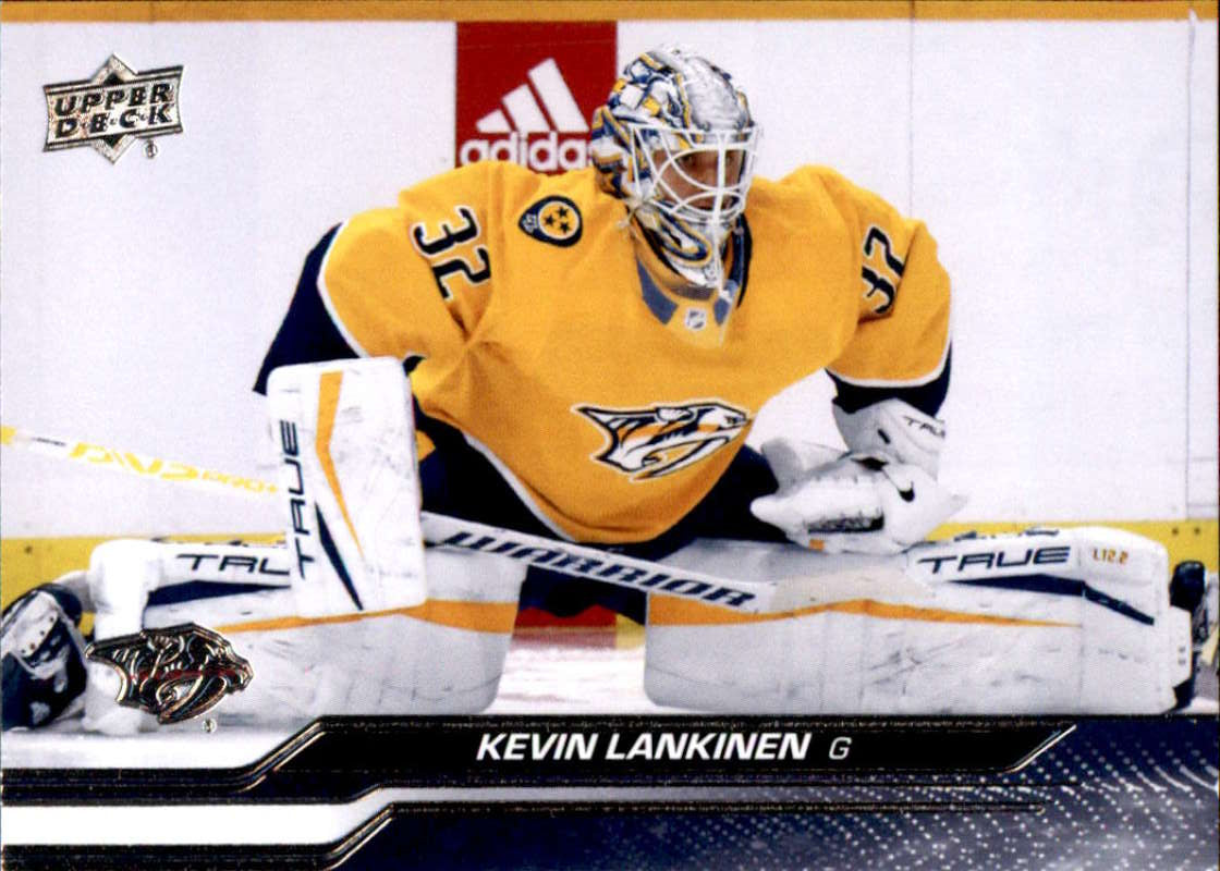 2023-24 Upper Deck Hockey #107 Kevin Lankinen Nashville Predators Image 1