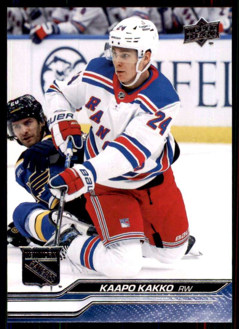 2023-24 Upper Deck Hockey #123 Kaapo Kakko New York Rangers Image 1