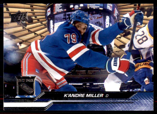 2023-24 Upper Deck Hockey #125 K'Andre Miller  New York Rangers  Image 1