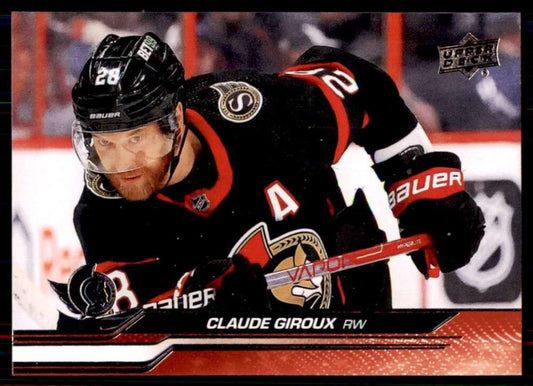 2023-24 Upper Deck Hockey #127 Claude Giroux  Ottawa Senators  Image 1