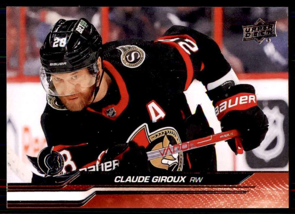 2023-24 Upper Deck Hockey #127 Claude Giroux Ottawa Senators Image 1