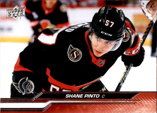 2023-24 Upper Deck Hockey #128 Shane Pinto  Ottawa Senators  Image 1