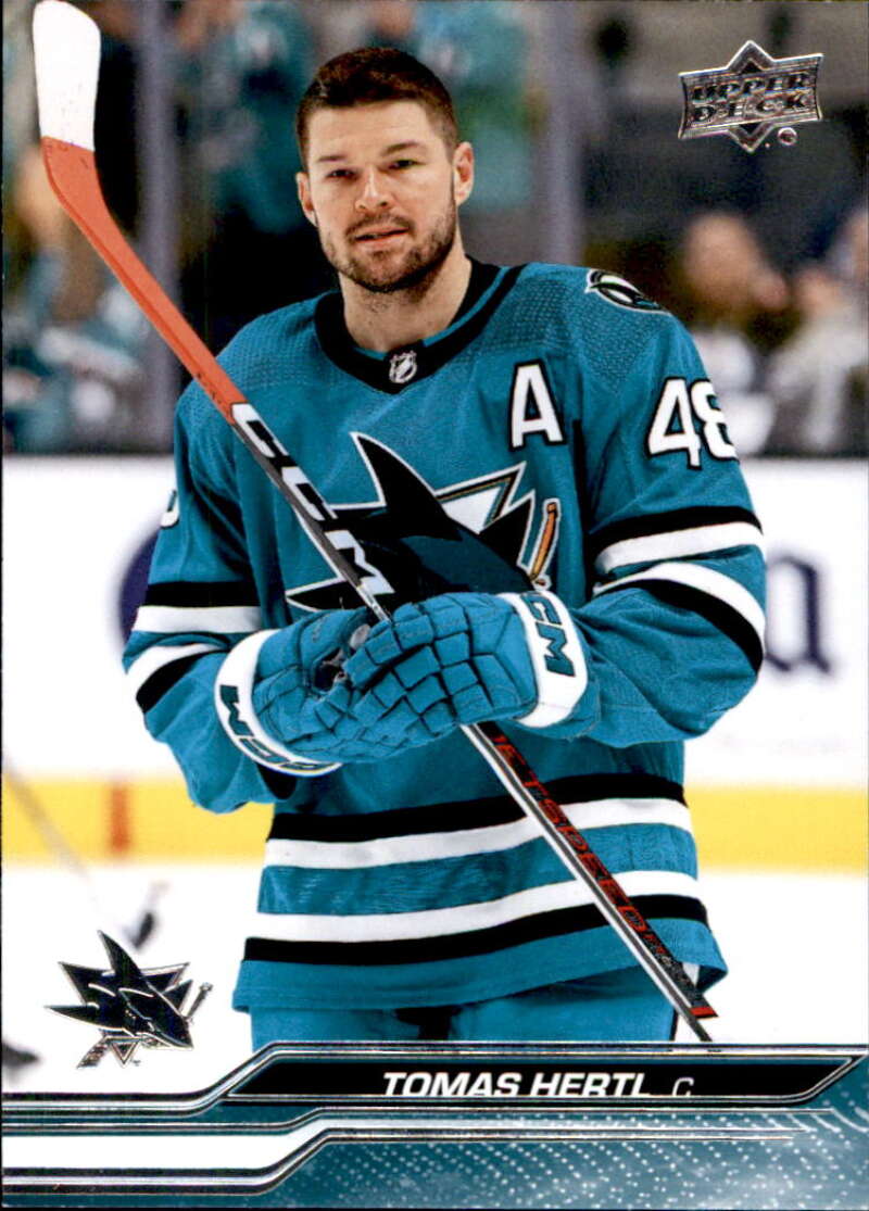 2023-24 Upper Deck Hockey #144 Tomas Hertl San Jose Sharks Image 1