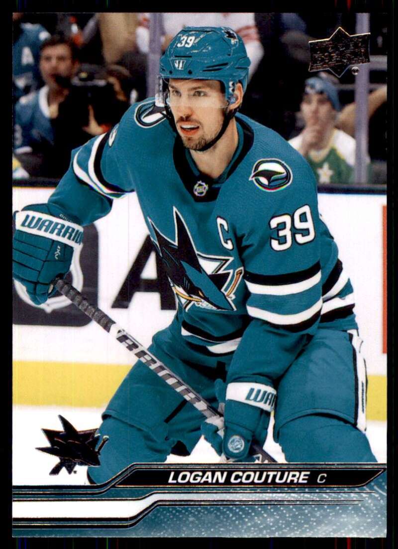 2023-24 Upper Deck Hockey #145 Logan Couture San Jose Sharks Image 1