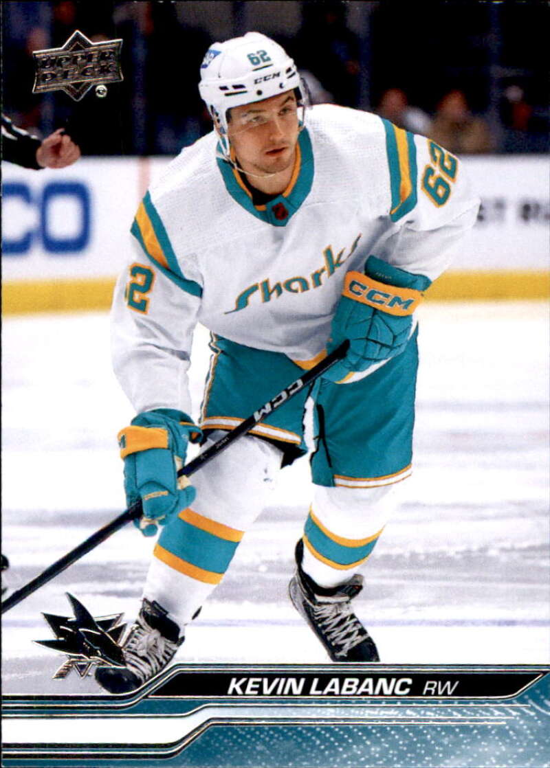 2023-24 Upper Deck Hockey #147 Kevin Labanc San Jose Sharks Image 1