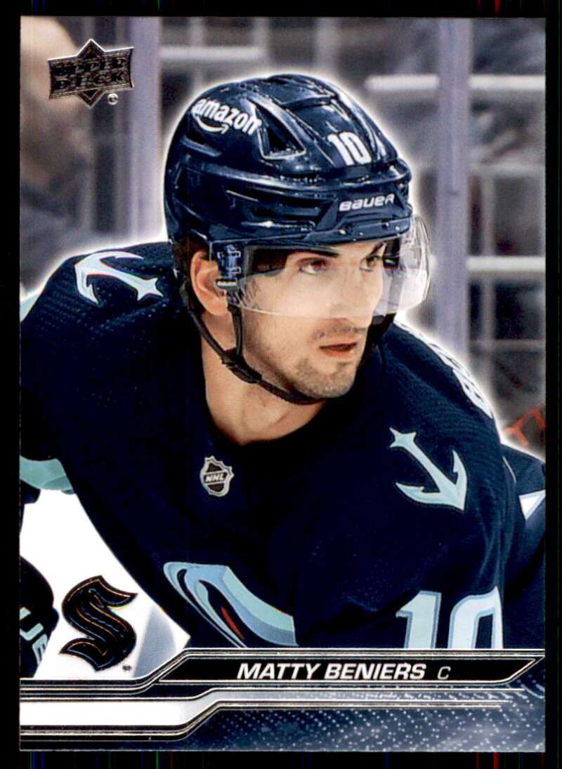 2023-24 Upper Deck Hockey #149 Matty Beniers Seattle Kraken Image 1