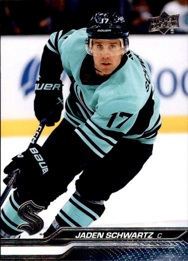 2023-24 Upper Deck Hockey #151 Jaden Schwartz Seattle Kraken Image 1