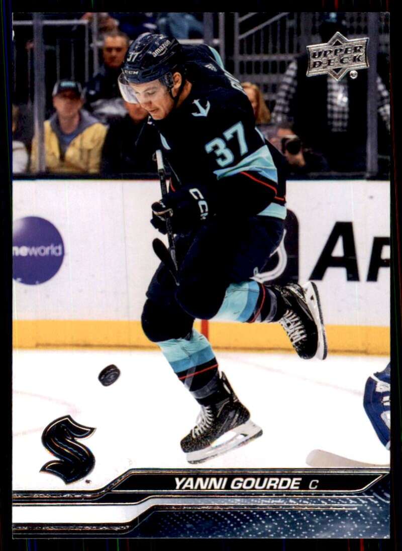 2023-24 Upper Deck Hockey #152 Yanni Gourde Seattle Kraken Image 1