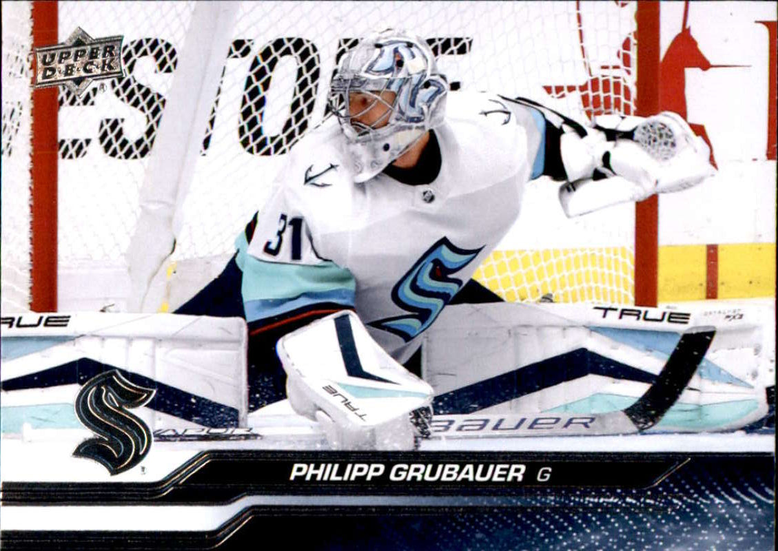 2023-24 Upper Deck Hockey #154 Philipp Grubauer Seattle Kraken Image 1