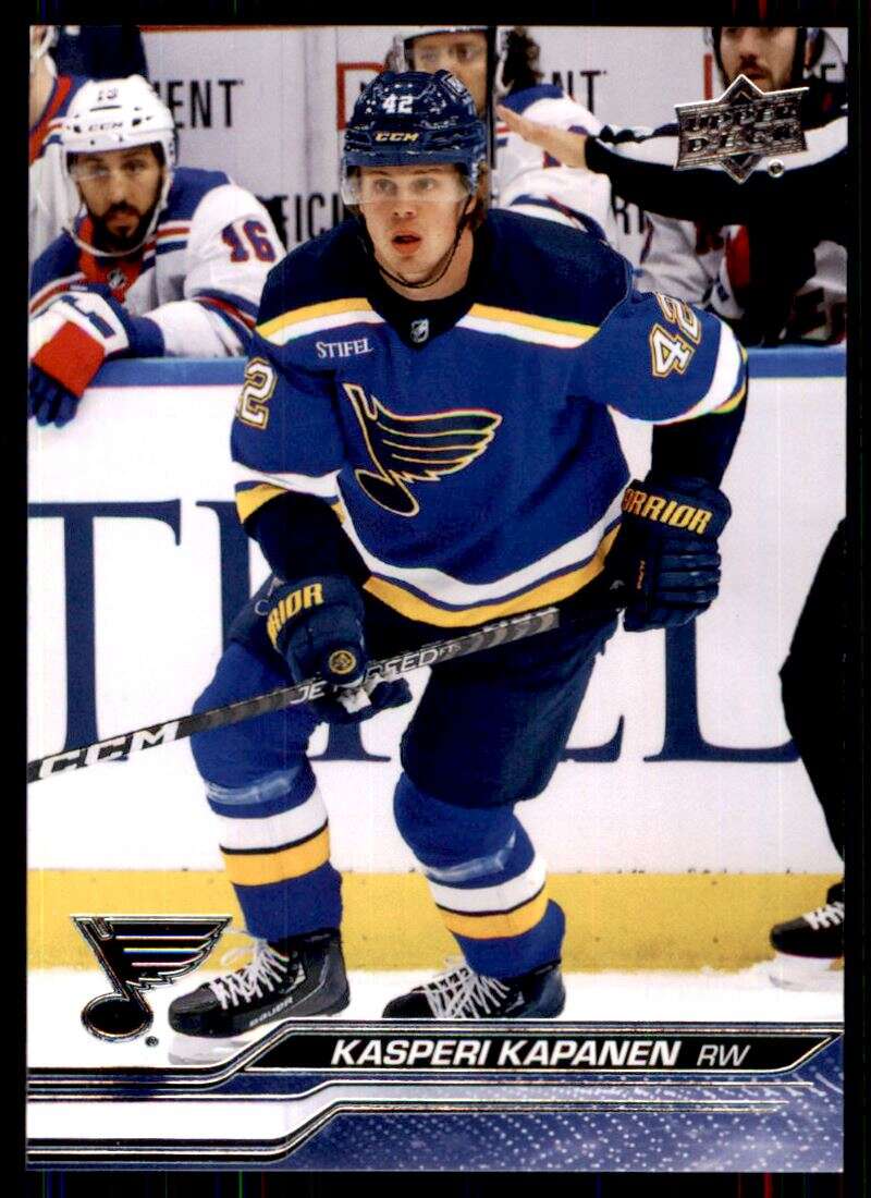 2023-24 Upper Deck Hockey #157 Kasperi Kapanen St. Louis Blues Image 1