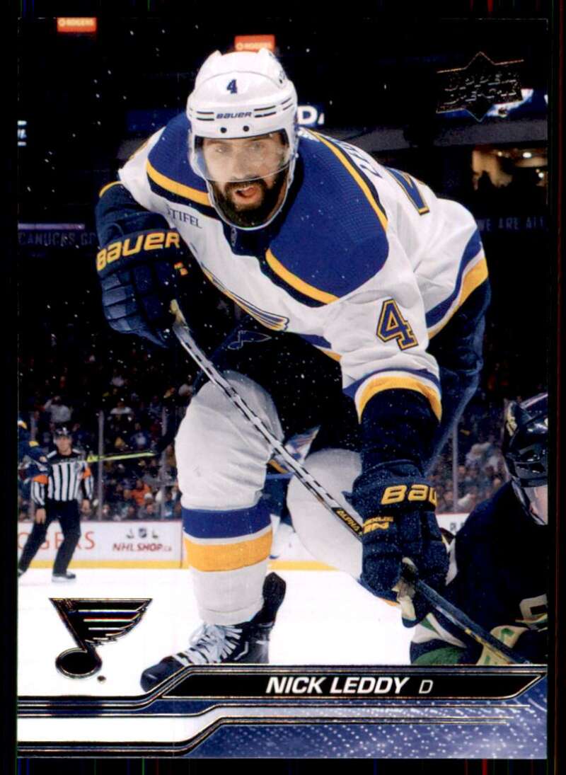 2023-24 Upper Deck Hockey #159 Nick Leddy St. Louis Blues Image 1