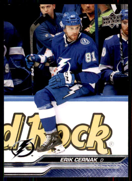 2023-24 Upper Deck Hockey #165 Erik Cernak  Tampa Bay Lightning  Image 1