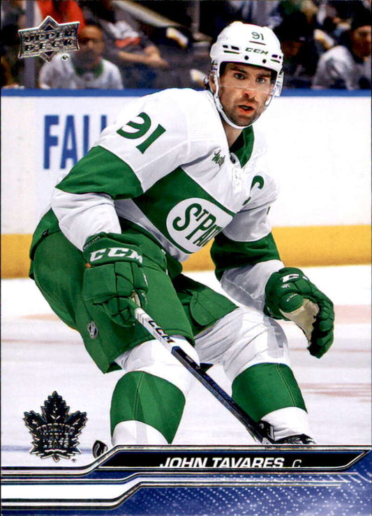 2023-24 Upper Deck Hockey #168 John Tavares  Toronto Maple Leafs  Image 1