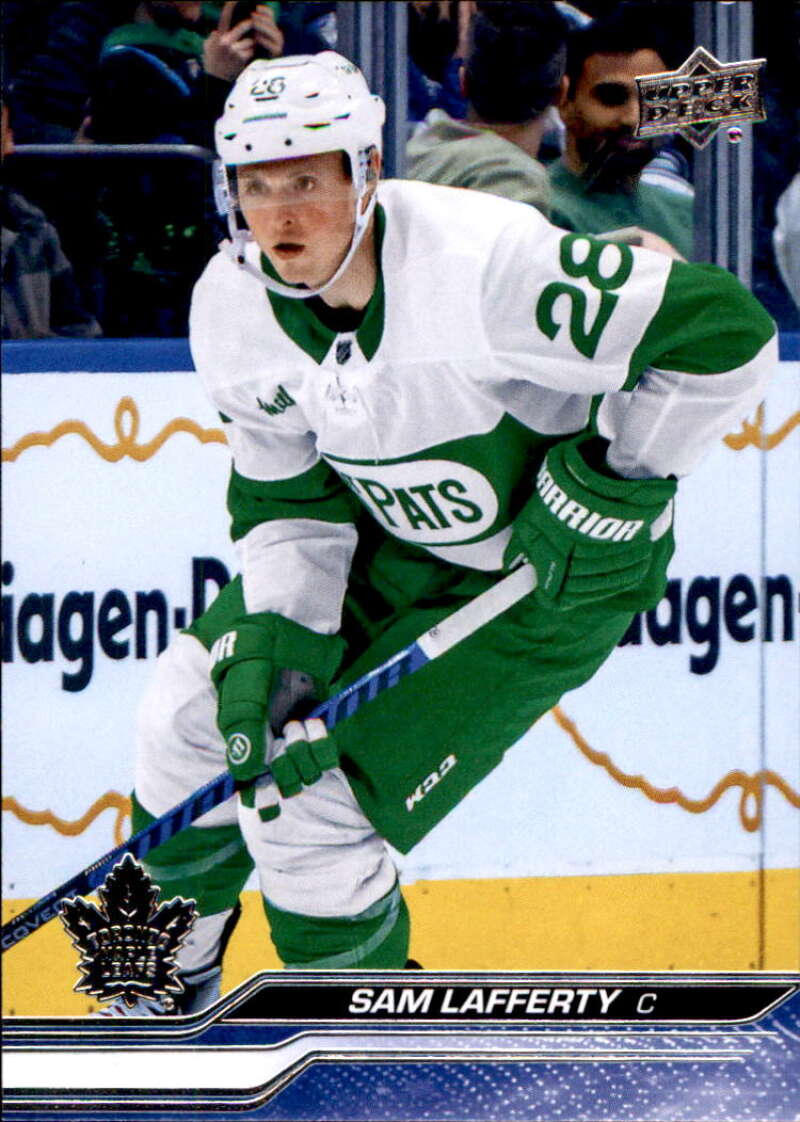 2023-24 Upper Deck Hockey #169 Sam Lafferty Toronto Maple Leafs Image 1