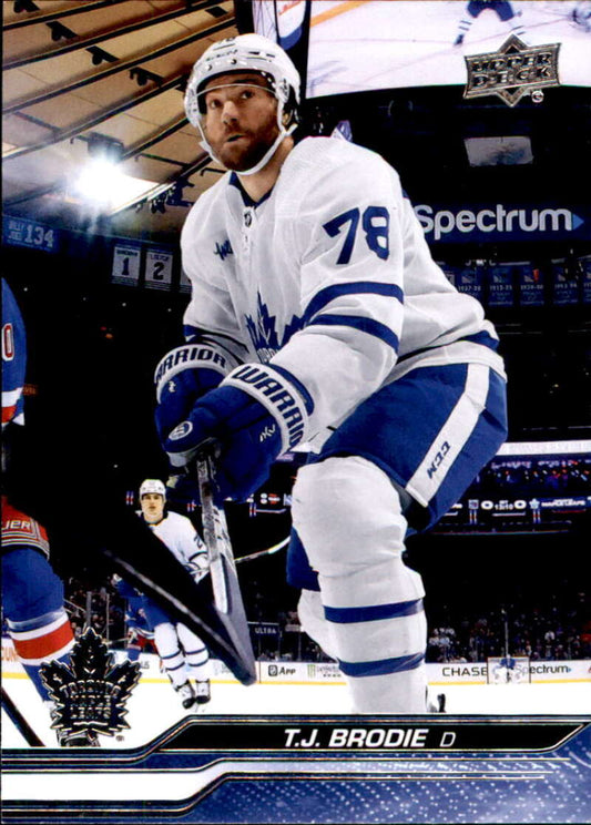 2023-24 Upper Deck Hockey #170 T.J. Brodie  Toronto Maple Leafs  Image 1