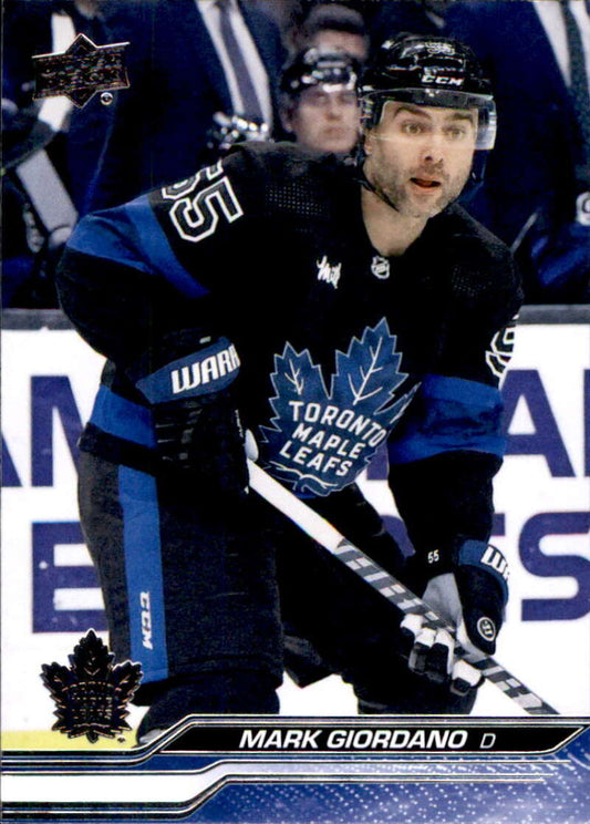 2023-24 Upper Deck Hockey #171 Mark Giordano  Toronto Maple Leafs  Image 1