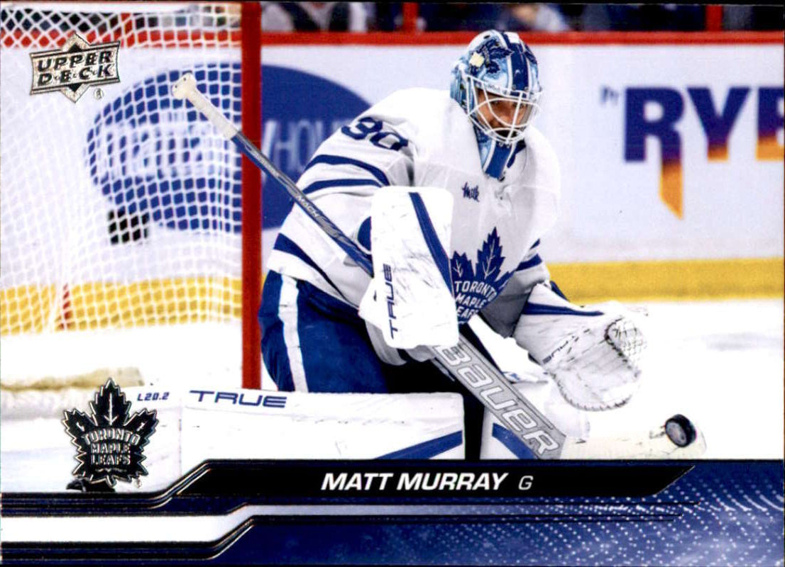 2023-24 Upper Deck Hockey #172 Matt Murray Toronto Maple Leafs Image 1