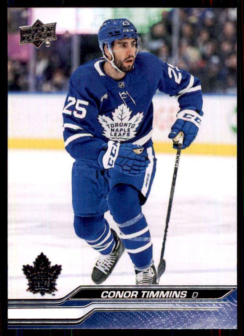2023-24 Upper Deck Hockey #173 Conor Timmins Toronto Maple Leafs Image 1