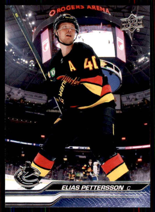 2023-24 Upper Deck Hockey #174 Elias Pettersson  Vancouver Canucks  Image 1