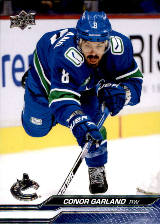 2023-24 Upper Deck Hockey #177 Conor Garland  Vancouver Canucks  Image 1